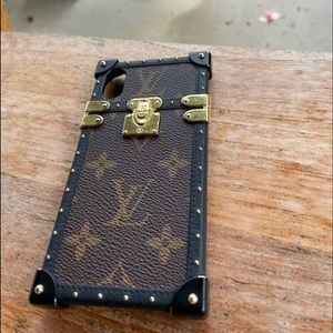 Lightly used Louis Vouitton iPhone X phone case
